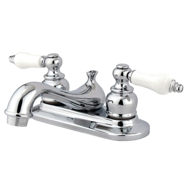 4" Centerset Bathroom Faucet, Chrome
